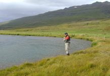 Laxveiðimet á ólíklegum veiðistað