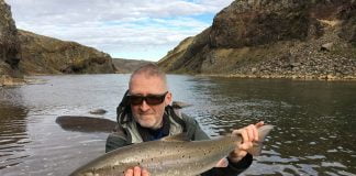 Kjarrá: Sá stóri lét ekki mynda sig Einar Falur, Þorsteinn Joð, Langidráttur, Kjarrá