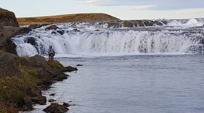 Árbæjarfoss, Ytri Rangá, Árni Eggertsson