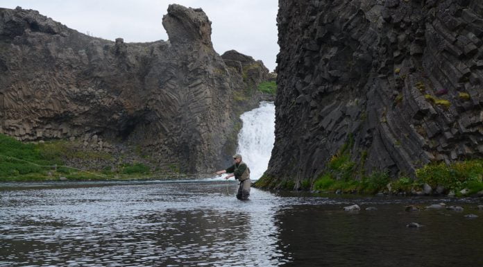 Fossá – veiðiperla í Þjórsárdalnum Hjáparfoss, Fossá