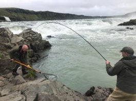 Lífleg byrjun laxveiðinnar? – hér er samanburður við 2017 Urriðafoss