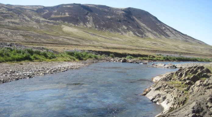 Hvernig er hægt að ná laxi við þessar aðstæður?