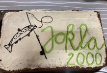 Jökla rauf 2000 laxa múrinn í dag!